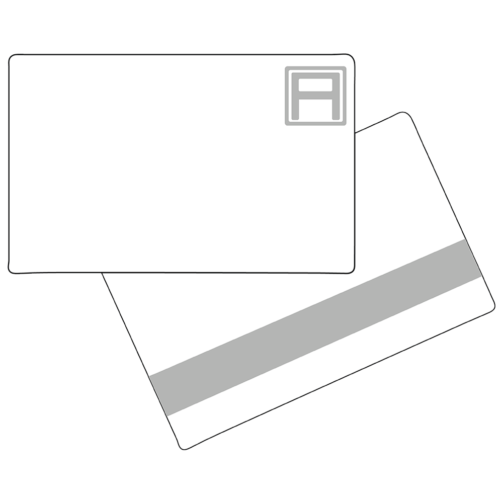 Minimalist icon of a credit card