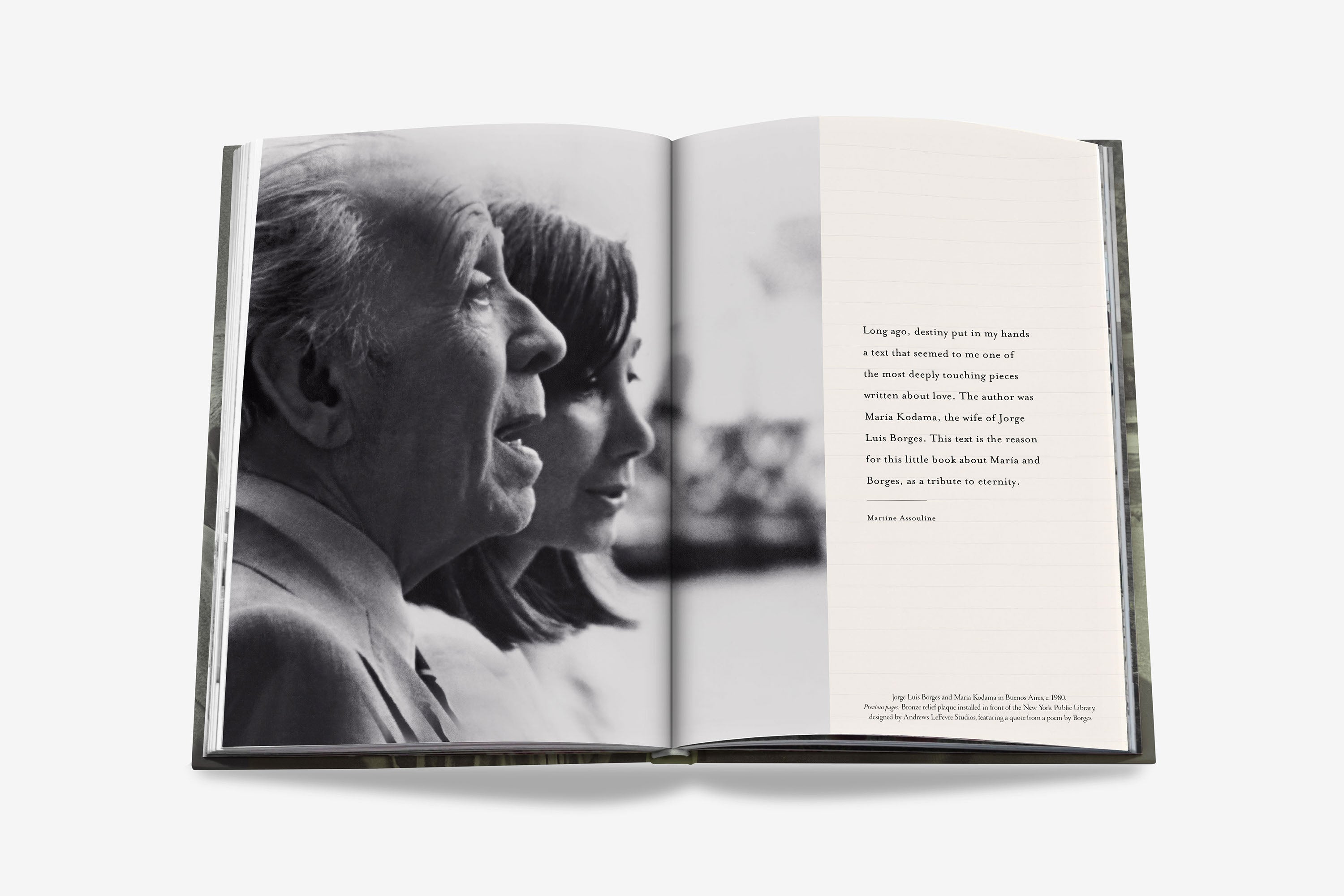 Jorge Luis Borges & María Kodama Book | ASSOULINE FR