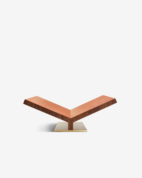 Collector Classic Wood Bookstand in Camel ASSOULINE FR